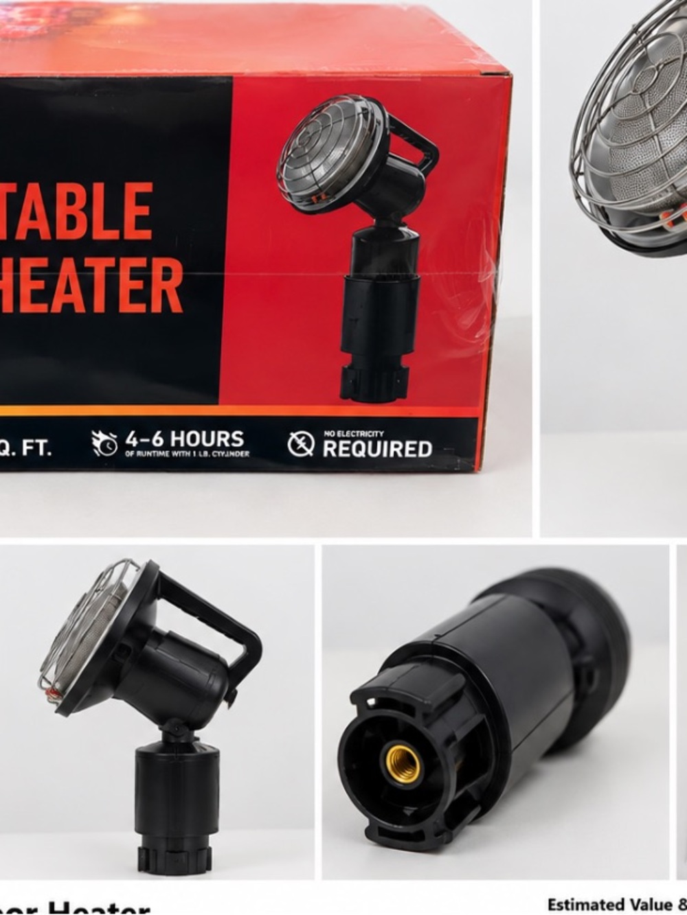 Sportkee SKT-65 2-in-1 Portable Propane Outdoor Heater 6500 BTU Camping